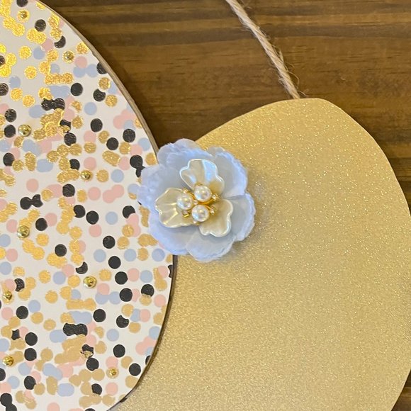 Large Wood Easter Eggs Sign Easter Decoration Spring Home GOLD PINKS BLUES Decor - Picture 10 of 15